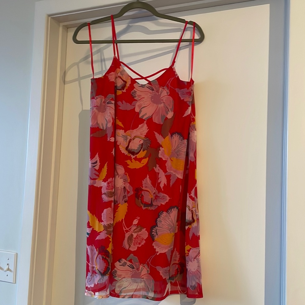 Floral Spaghetti Strap Dress by Love, Fire